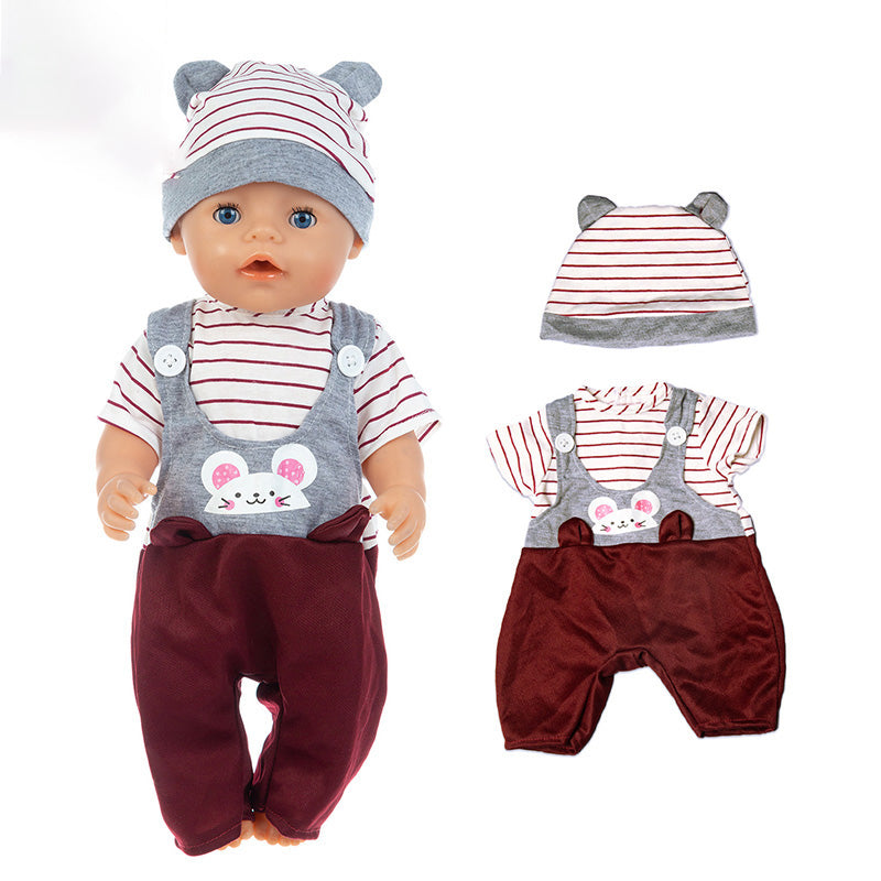 Fake Suspenders Doll Clothes
