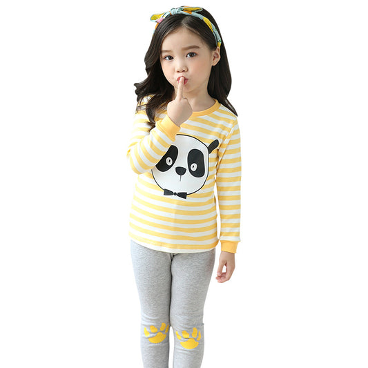 Children's autumn clothes and trousers suit